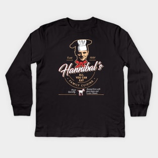 Hannibal's All You Can Eat Family Cuisine Kids Long Sleeve T-Shirt